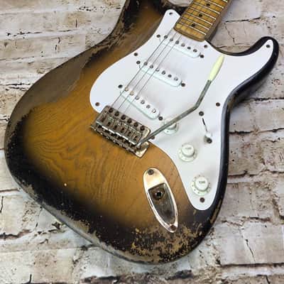 Fraser Guitars - Aged Tobacco Burst custom shop 54 Stratocaster Guitar Vintage Relic MADE TO ORDER image 1