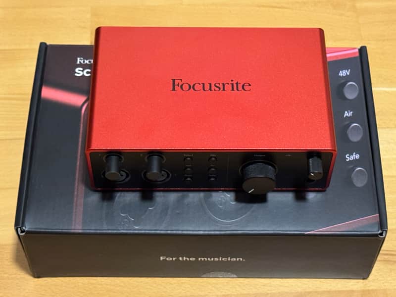 Focusrite Scarlett 4i4 4th Gen USB Audio Interface 2023 - Present - Red image 1