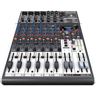 Behringer XENYX X1204USB Premium 12-Input 2/2-Bus Mixer with XENYX Mic Preamps and Compressors, British EQs image 9