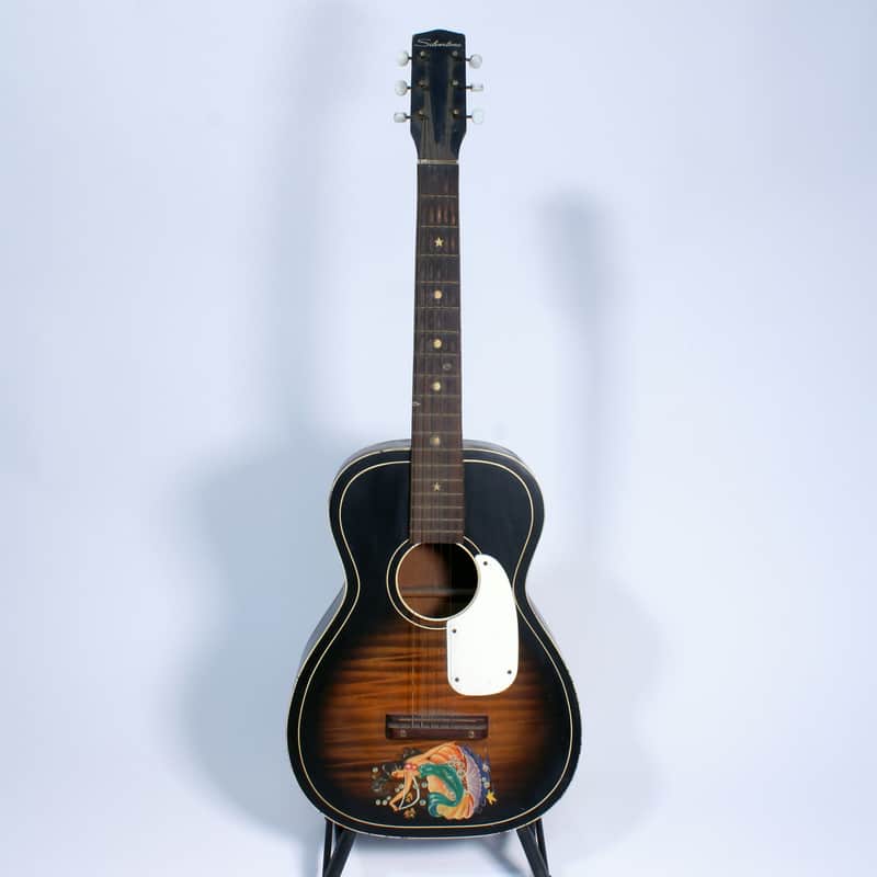 Silvertone 60s Parlour Acoustic Owned by Steven McDonald of the Melvins, Red Kross, Anna Waronker image 1