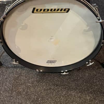 Ludwig Big Beat Late-70s 24" 4-piece Stainless Steel Drum Kit image 2