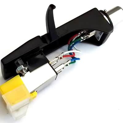2 x Technics Headshell + Audio Technica AT3600L Cartridges & After Market Stylus For SL-1200 - SL-1210 MK2 - MK7 Vinyl Record Player DJ Turntables (Black Finish) image 4