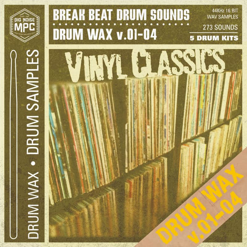Drum Break One-Shots “Drum Wax v.01-04” Vinyl Classics | CD Bundle image 1