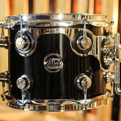 DW Performance Piano Black Lacquer 5pc Drum Set - 18x22, 8x10, 9x12, 12x14, 14x16 image 4