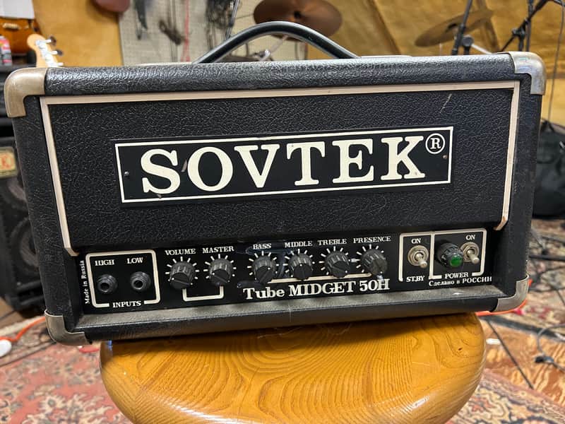 Sovtek Tube Midget 50H 50-Watt Guitar Amp Head 1990s - Black image 1