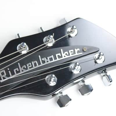 2006 Rickenbacker Colorado 650C Jetglo Black in Original Case Wide Neck Electric Guitar image 20