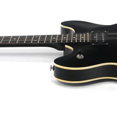2010 Oscar Schmidt by Washburn Delta King OE-30/BK Hollowbody Electric Guitar - Black Beauty image 11