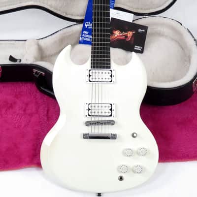 2013 Gibson SG Baritone Rare Limited Edition - Alpine White - Original Case & Paperwork - 27" Scale image 1