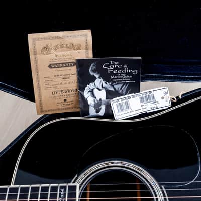 2010 Martin Johnny Cash Commemorative Edition D-35 Black, Near-Mint w/ Case & Hangtags image 20