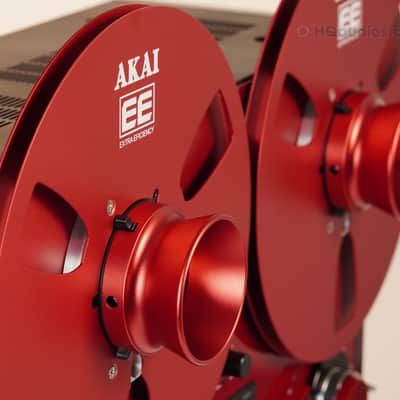 Akai GX-646 Reel-to-Reel Tape Deck Red Serviced w/ Hubs Reel - 1 Year Warranty image 12