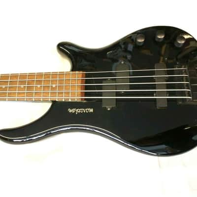 NOS Marathon E-Bass 5-Saiter P/J Pickups 1980er fantastischer Klang VERY RARE black image 2