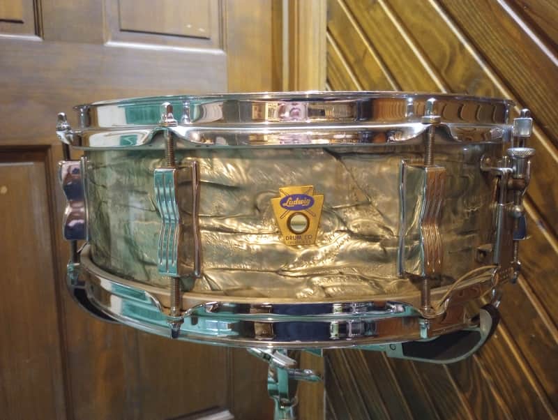 Ludwig (WFL) Transition Badge 5x14 Snare Drum 1959 image 1