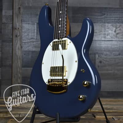 Mint Ernie Ball Music Man Cory Wong StingRay II - Charcoal Blue with Mono Case image 12