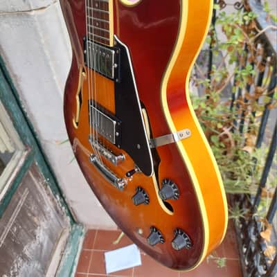1986 Aria Pro II TA-40 Sunburst MI Korea ES-335 Style Jazz image 19