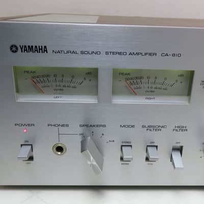 YAMAHA CA-810 INTEGRATED STEREO AMPLIFIER SERVICED RECAPPED LED's + BOX MINT image 7
