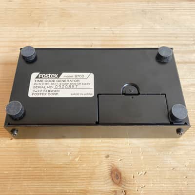 FOSTEX 8700 - Time Code generator image 8