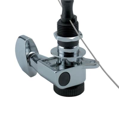 D'Addario Auto-Trim Tuning Machines, 6 In-Line setup, Chrome image 1