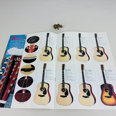 TF Morris Folk & Western Guitars Catalog & Price List Set 1979 image 7