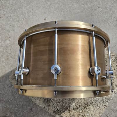 Oriollo Tiger 80 Bell Bronze Custom 14x8 Snare Drum W/ Duluth Hoops & Enduro Case (C017-23) image 17