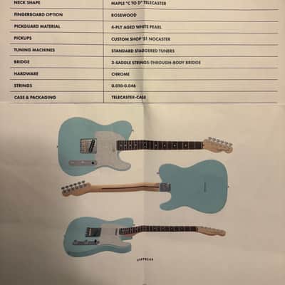 2022 Fender Telecaster (Mod Shop) - Daphne Blue image 10