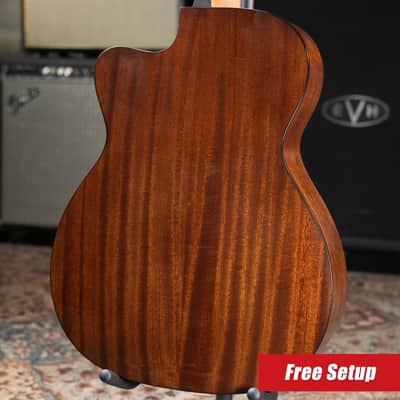 Martin OMC-10E Modern Acoustic/Electric Guitar - 1935 Sunburst with Gig Bag image 2