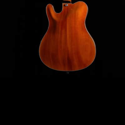 Timothy Bram Mahogany Thin Line Tribute Archtop Model # 15, near Mint condition, 14 1/2" Lower Bout Natural image 16