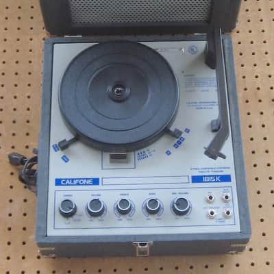 Caliphone 1815K Phonograph & Speaker 80s image 1