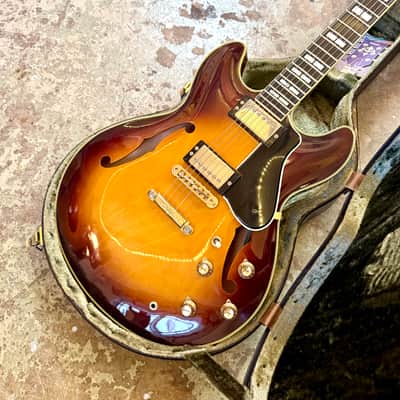 Yamaha  SA-2000 c 1980 - Sunburst original vintage MIJ Japan es-335 image 5