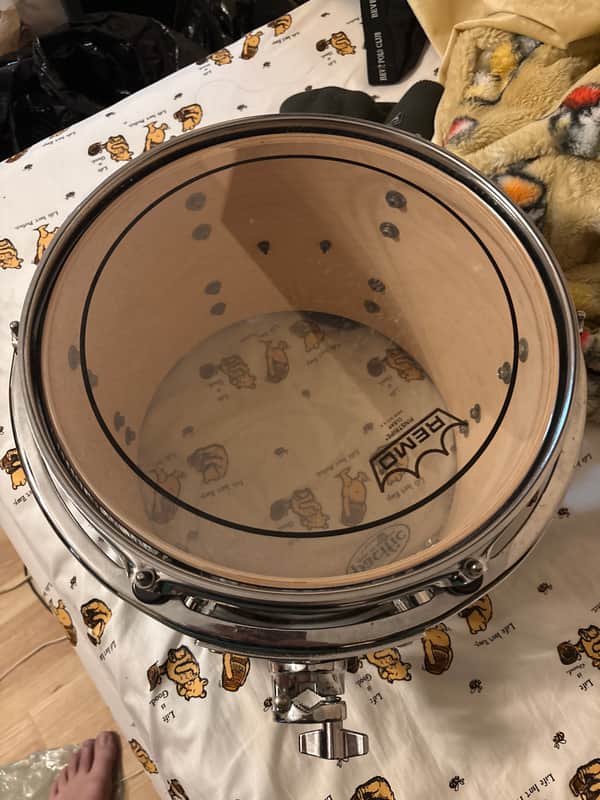Pacific DW By Drum Workshop Made In Mexico 9 x 12" Blue/Silver Diamond Pearl Wrap CX Tom with Suspension Mounting HardwareVery Clean - Sounds Great! image 1