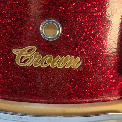 Crown Snare Drum MIJ 60s-70s - Red Sparkle image 2