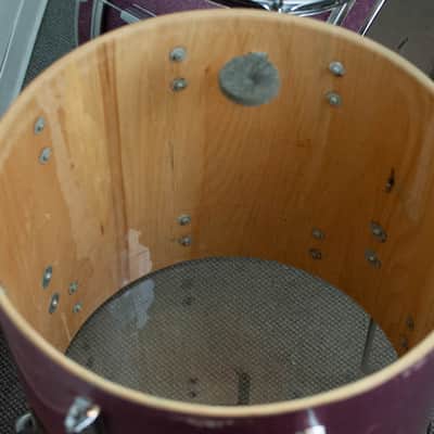 1970s Tempro Pro Lavender Sparkle Drum Kit image 16