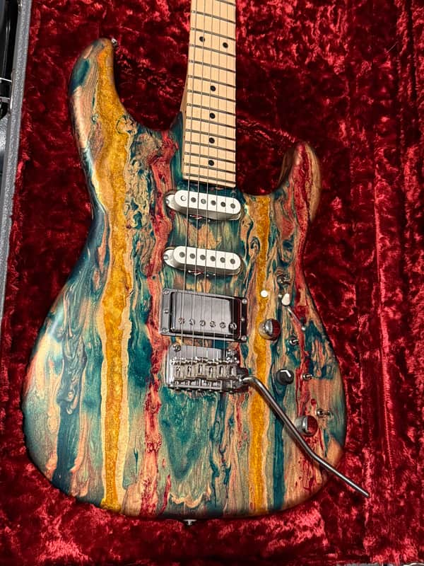 James Tyler  Studio Elite HSS with Boost and 4 toggle switches for advanced pickups settings , USA-2024, Hazmat Shmear image 1