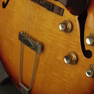 1962 Gibson ES-125 TDC Sunburst w/flame maple top image 11
