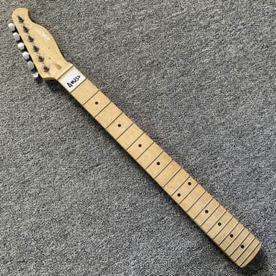 Qunicy Maple Wood Tele Style Guitar Neck, 22 Frets Fingerboard image 1