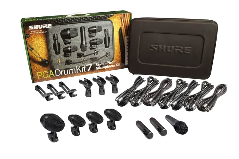 Shure PGADRUMKIT7 7-Piece Drum Microphone Kit image 1