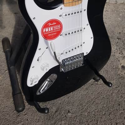 Squier Sonic Stratocaster Left-Handed 2023 - Present - Black image 2