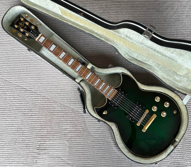 Yamaha SG700S in Rare Trans Green with Case – MIJ November 1998 image 1