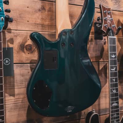 Yamaha RBX760A Active 4-String Bass, Transparent Green image 9