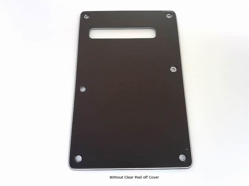 True Custom Shop® BLACK 3ply Modern Tremolo Spring Cover for Fender Stratocaster image 1