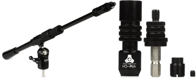 Triad-Orbit Orbit Mini / OM Mini Orbital Boom Arm with IO Quick-Change Coupler  Bundle with Triad-Orbit IO-RA IO Retrofit Aluminum Quick-Change Coupler image 1