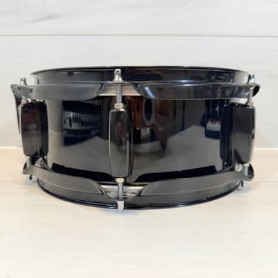 Pulse 10" x 5" Black Poplar Snare Drum w/ Evans Heads & Black Hardware image 4