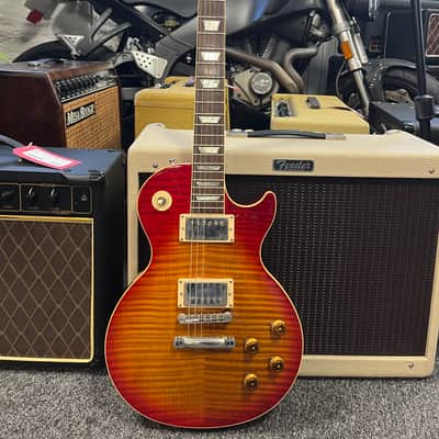 Gibson Custom Shop Historic Collection '59 Les Paul Standard Flametop Reissue 1992 Heritage Cherry Sunburst image 4