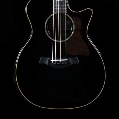 Taylor 814ce "Builders Edition" Black Top, Adirondack Spruce, Indian Rosewood - USED 2020s image 6