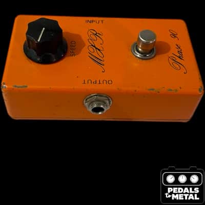 MXR Phase 90 Script Logo Vintage - Orange - X18956 image 3