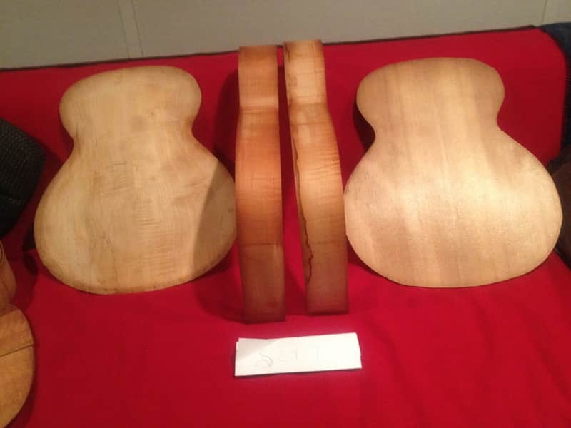 Set 1 of Epiphone 1940's Unfinished Tops, Backs & Sides image 1