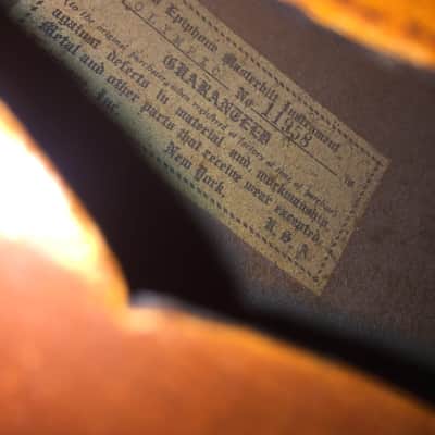 Epiphone Olympic 1937 Sunburst Guitar! Dave Rawlings Favorite!  Additional Photos! image 7