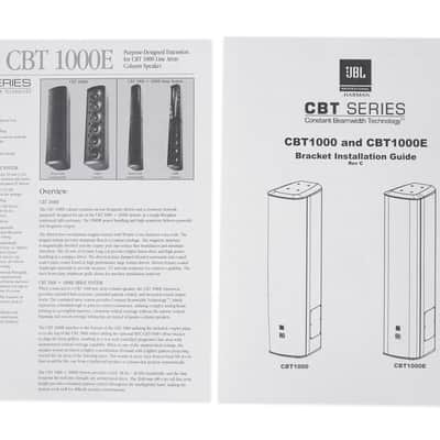 JBL CBT 1000E-WH 1500w Extension for CBT 1000 Line Array Column Speaker in White image 5