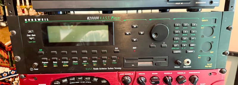 Kurzweil K2000R Rackmount Digital Workstation Sound Module | Reverb