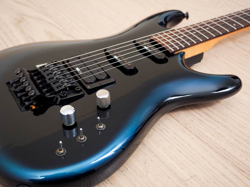 1987 Ibanez PRO540R Radius Series HSS Electric Guitar Blue Burst