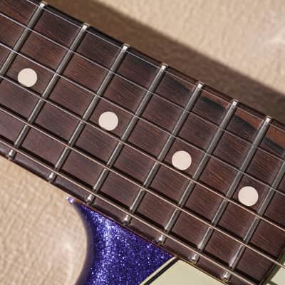 Fender Custom Shop Dennis Galuszka Masterbuilt 60 Stratocaster Relic Brazilian Rosewood Purple Sparkle Josefina Pickups image 15